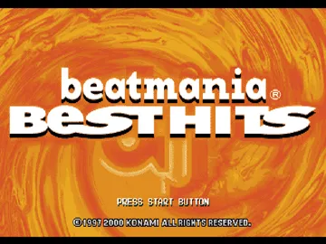 Beatmania Best Hits (JP) screen shot title